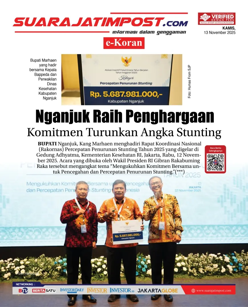 eKoran, Edisi Kamis, 13 November 2025
