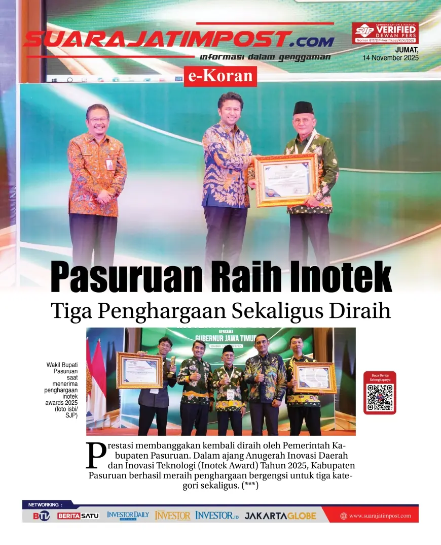 eKoran, Edisi Jumat, 14 November 2025