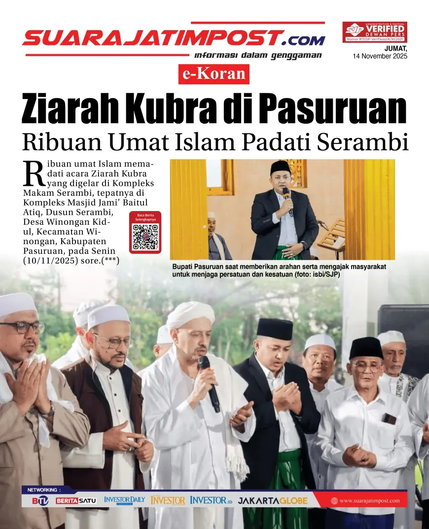 eKoran, Edisi Jumat, 14 November 2025