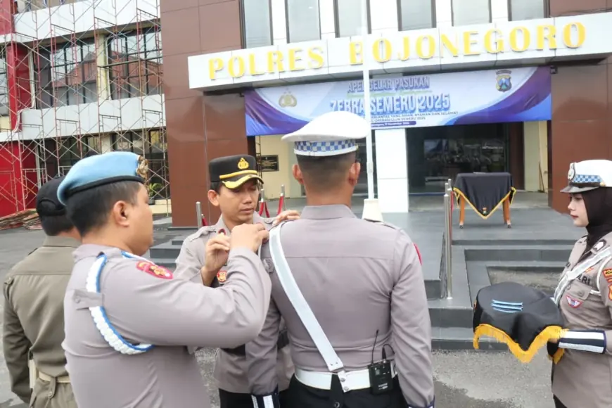 Gas Pol! Polres Bojonegoro Bakal 'Sikat' 7 Dosa Utama Pengendara di Operasi Zebra Semeru 2025