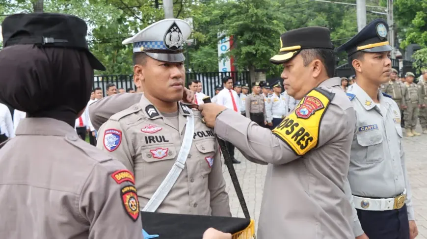 Polres Nganjuk Gelar Pasukan Operasi Zebra Semeru 2025, Ini Sasarannya