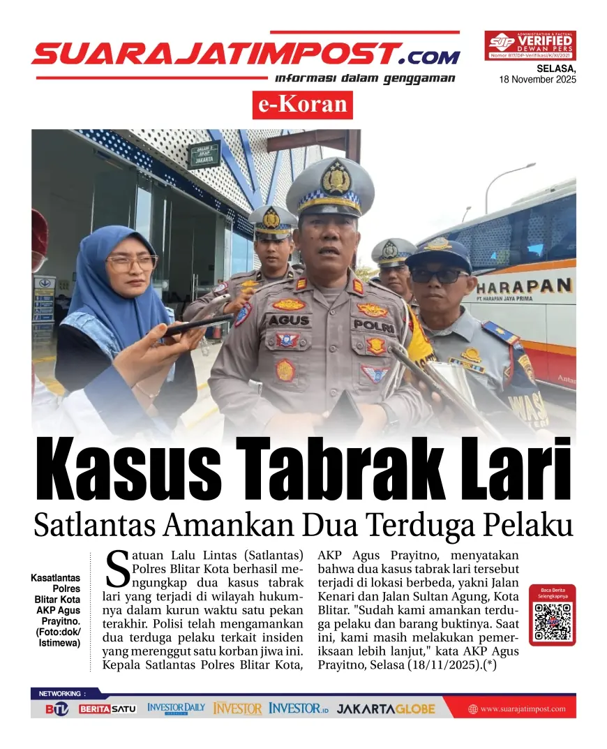 eKoran, Edisi Selasa, 18 November 2025