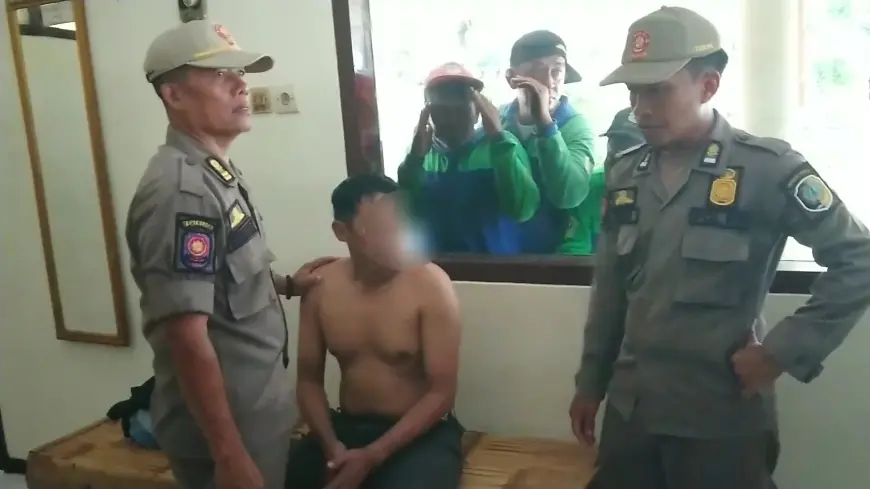 Satpol PP Tangkap Dua Pencopet yang Beraksi Saat Upacara Hari Jadi ke-820 Tulungagung