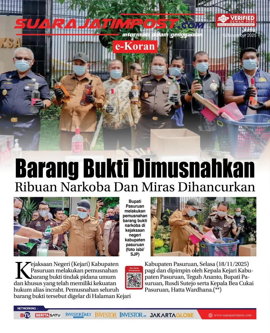 eKoran, Edisi Rabu, 19 November 2025