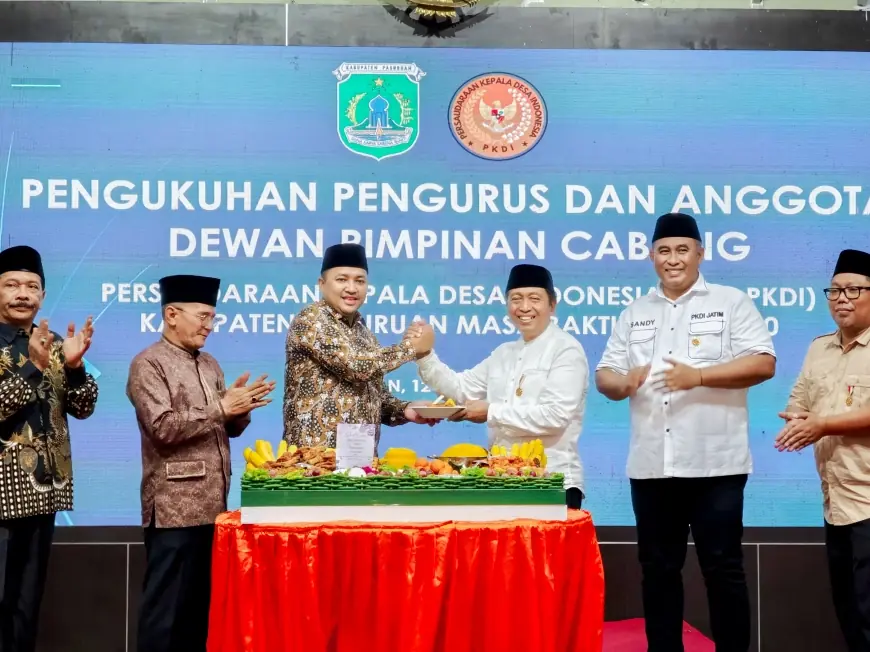 Usai Dikukuhkan, Pemkab Pasuruan Akan Support PKDI Untuk Pembangunan di Desa