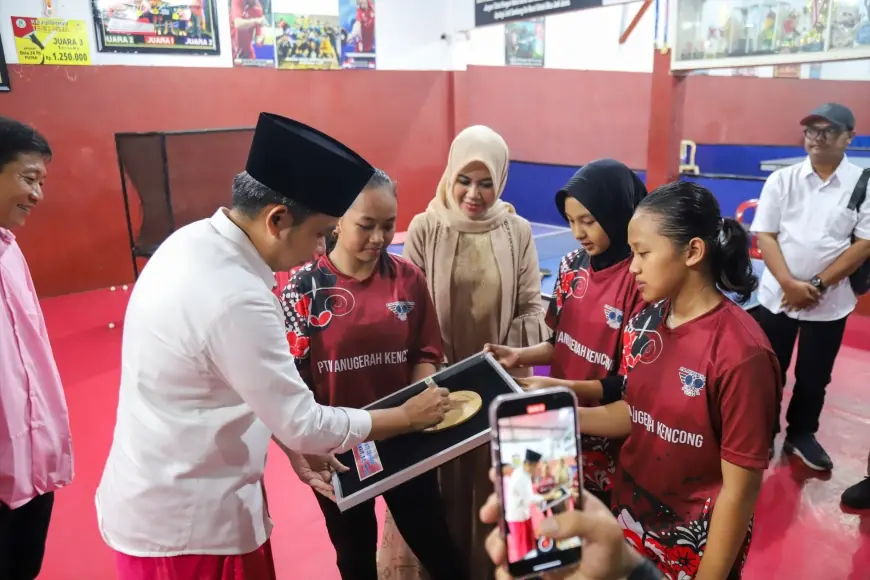 Dorong Lahirnya Atlet Desa Berprestasi Nasional, Bupati Jember Resmikan Stadion Tenis Meja