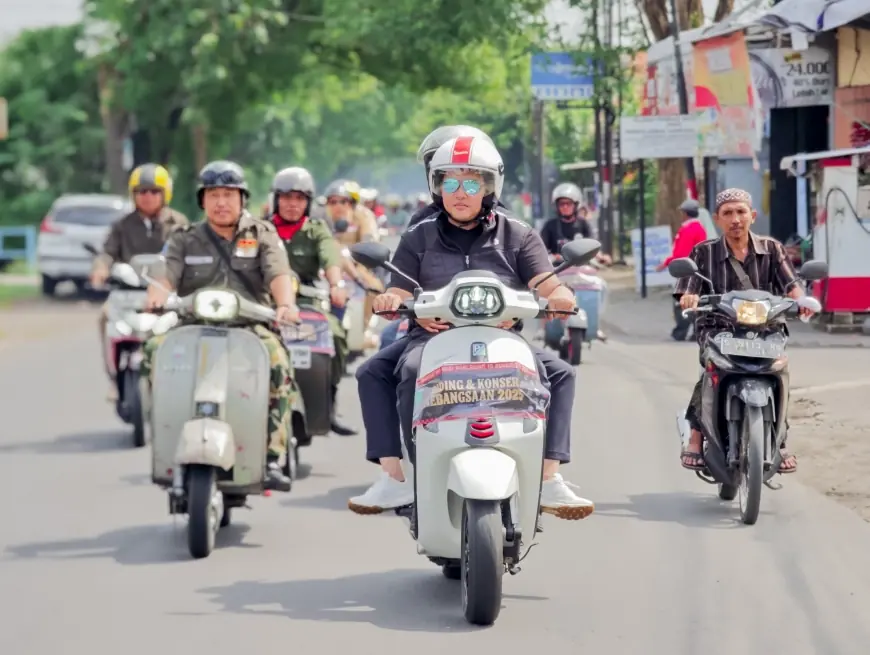 Semarak Vespa, Kata Mas Rusdi Bisa Mempererat Jiwa Nasionalisme Generasi Muda