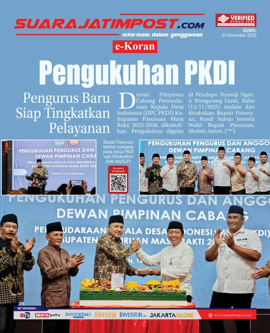 eKoran, Edisi Senin, 24 November 2025