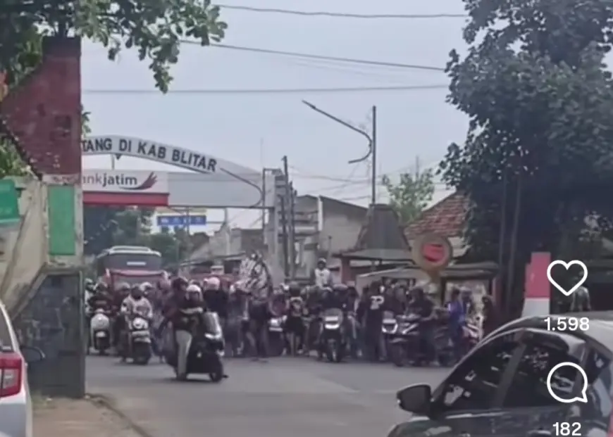 Aksi Konvoi Perguruan Silat di Blitar, Polisi Sebut Tanpa Izin dan Sekadar Konten