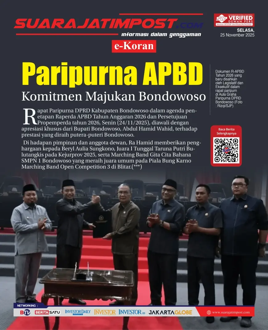eKoran, Edisi Selasa, 25 November 2025