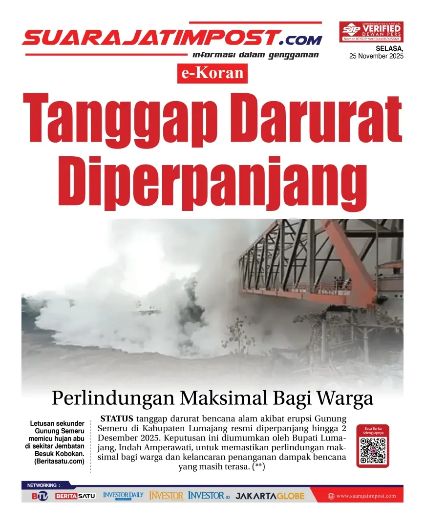 eKoran, Edisi Selasa, 25 November 2025