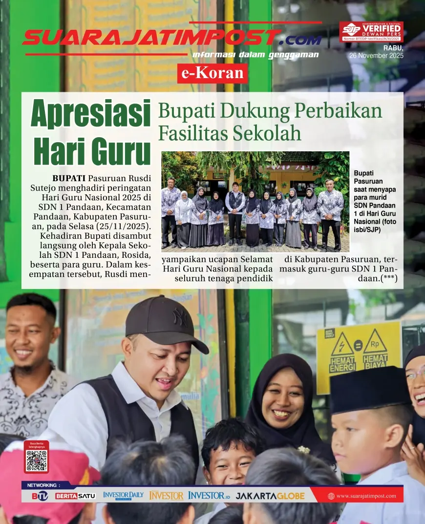 eKoran, Edisi Rabu, 26 November 2025