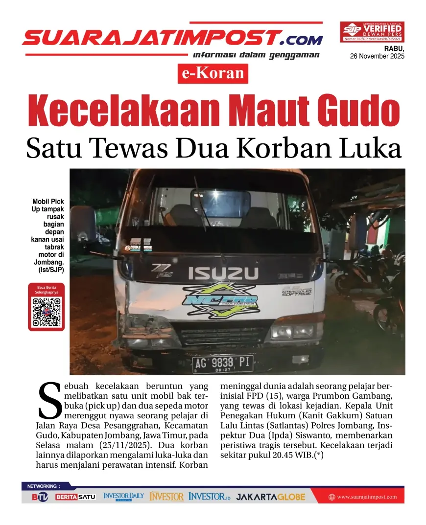 eKoran, Edisi Rabu, 26 November 2025