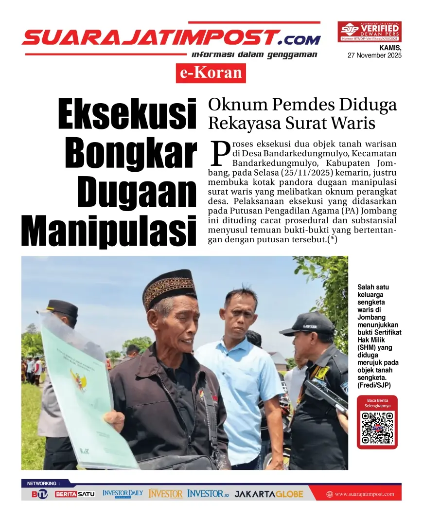 eKoran, Edisi Kamis, 27 November 2025