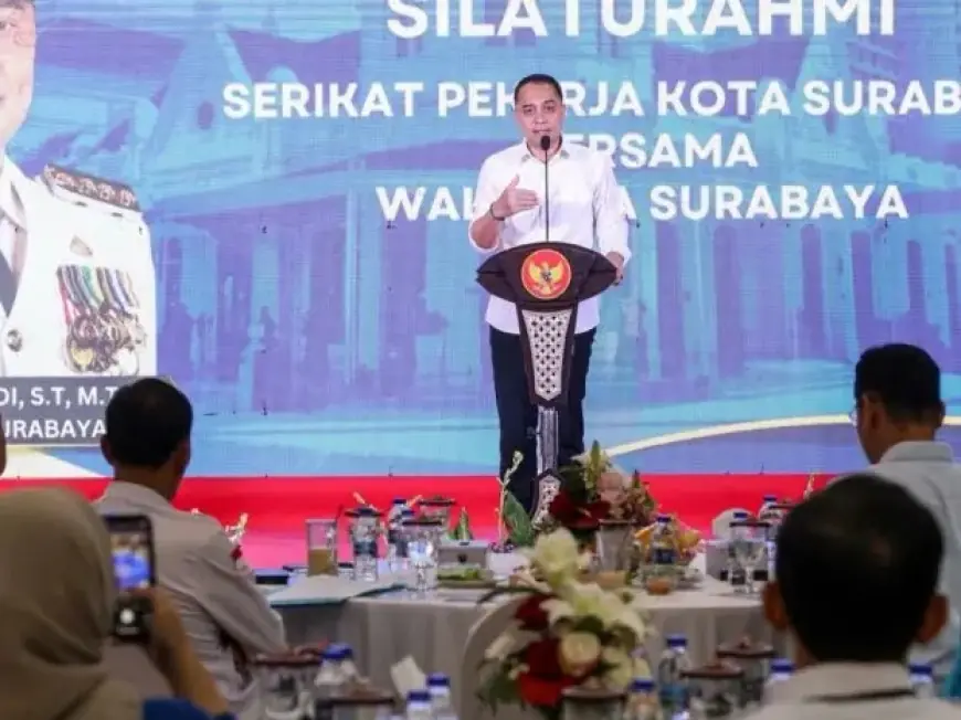 Dari Penetapan UMK hingga Penguatan LKS, Pemkot Surabaya dan KSPSI Sepakati Lima Kebijakan Ketenagakerjaan