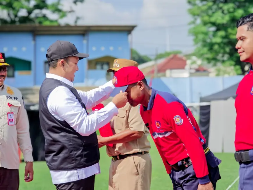 Perkuat Penanggulangan Bencana, Bupati Pasuruan Kukuhkan 170 Relawan Pemadam Kebakaran