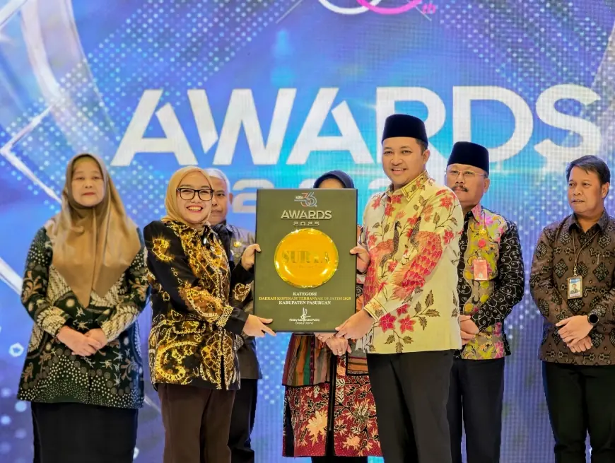Berkat Dukungan Koperasi Desa, Kabupaten Pasuruan Raih Dua Penghargaan di Surya Award 2025