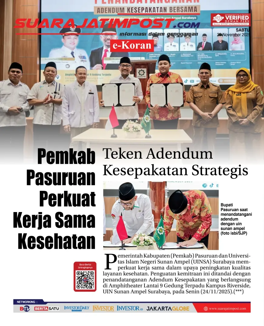 eKoran, Edisi Sabtu, 29 November 2025