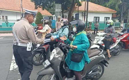 Selama Operasi Zebra 2025, Satlantas Polresta Blitar Tindak 8.243 Pelanggar