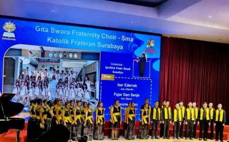 Gita Swara Fraternity Choir Raih Medali Emas Di Ajang Karangturi International Choir Competition  2025