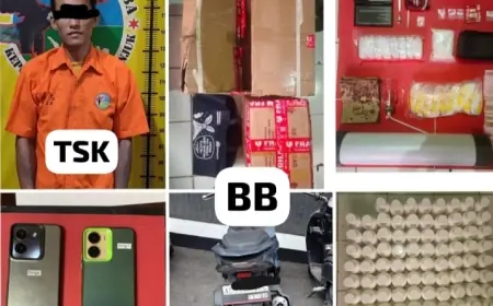 Ribuan Pil Double L dan 100 Gram Sabu Diamankan dari Tiga Pengedar di Nganjuk