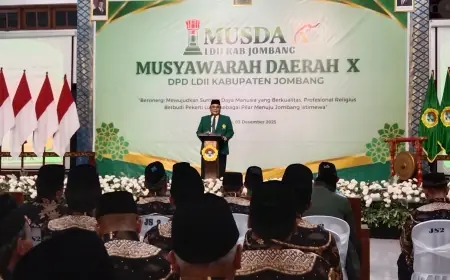 LDII Jombang Gelar Musda ke-10, Tekankan Sinergi Program dengan Pemerintah Daerah