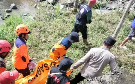 Pemotor Tercebur Sungai Usai Kecelakaan di Pujon Malang Ditemukan Tewas