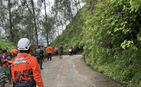 Jalur Cangar Dibuka Terbatas pasca-Longsor
