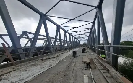 Progres 93 Persen, Proyek Jembatan Penghubung Jalur Pantura di Gresik Siap Dilalui Selama Nataru