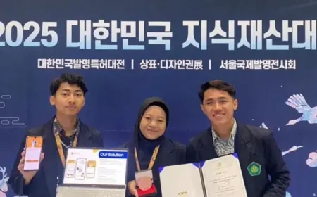 Membanggakan, Mahasiswa UIN Malang Raih Bronze Prize di SIIF 2025 Seoul Suguhkan Inovasi Aplikasi Penyewaan UBORO