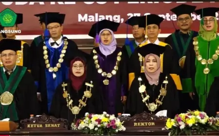 800 Lulusan Cumlaude Dalam Wisuda Ke-88 UIN Malang, Rektor Tegaskan Peran Arsitek Kehidupan