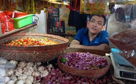 Jelang Akhir Tahun, Harga Cabai Rawit dan Telur Ayam di Kota Blitar Meroket