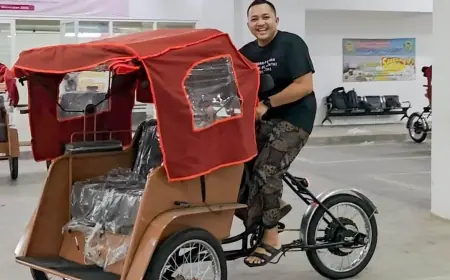 Pemkab Pasuruan Terima Bantuan 100 Becak Listrik dari Presiden, Bupati Rusdi, Jarak Tempuh Hingga 40 Km