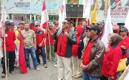 Peringatan Hakordia di Nganjuk Diwarnai Demo FPMN, Tuntut Usut Dugaan Korupsi Pemkab