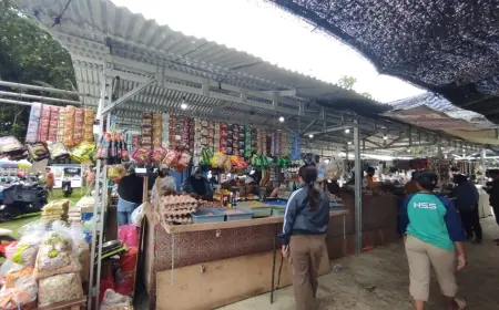 Lapak Baru Sementara Dibuka, Pembangunan Pasar Kesamben Blitar Masuk Tahap Awal