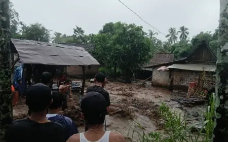 Banjir Terjang Desa Gunungsari Maesan Bondowoso, Lima Rumah Warga Terdampak