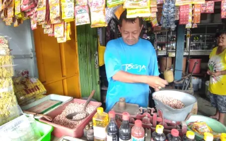 Harga Kacang Tanah di Kota Blitar Meroket, Tembus Rp40 Ribu per Kilogram, Pedagang Keluhkan Penjualan Menurun