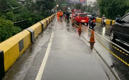 Jembatan Sentong Bondowoso Retak, Ini Langkah PU Bina Marga Provinsi Jatim