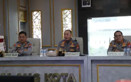 Lonjakan Wisata Akhir Tahun, Tiga Polres Malang Raya Satukan Strategi Pengamanan Nataru