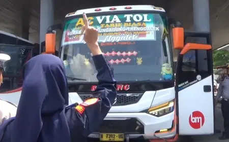 Jelang Libur Nataru, Sopir Bus di Tulungagung Dites Urine