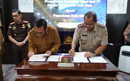 Pemkot Batu Percepat Sertifikasi Aset Tanah Daerah
