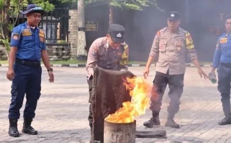 Polisi Nganjuk Gandeng Kominfo dan Damkar Atasi Penyebaran Berita Hoaks
