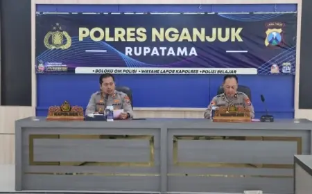 Polres Nganjuk Gelar Rakor Lintas Sektor Jelang Operasi Lilin Semeru 2026