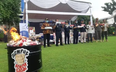 Sering Terlihat di Jalan, Begini Cara Melaporkan Rokok Ilegal ke Bea Cukai