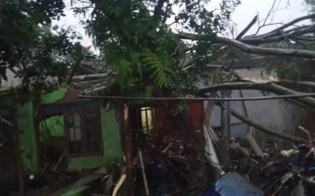 Pasca Diterjang Angin Kencang, Warga Blitar Harapkan Bantuan untuk Rumah Rusak