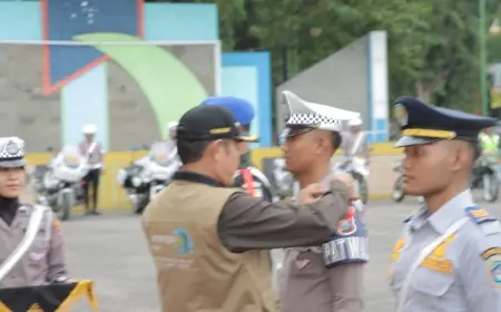 Polres Lamongan Gelar Apel Operasi Lilin Semeru 2025, Siap Amankan Nataru 2026