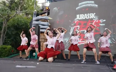 Jurassic Fear Fest 2025 Ramaikan Jatim Park Halloween Season di Dino Park