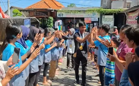 Raih Emas SEA Games 2025, Dua Atlet di Gresik Disambut Bak Pahlawan