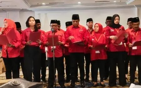 PDIP Kota Batu Tegaskan Regenerasi Kader, Saifuddin Zuhri Resmi Pimpin DPC