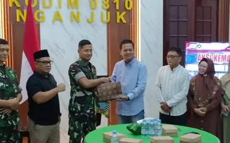 Paguyuban SPPG Nganjuk Serahkan Donasi Rp77,5 Juta untuk Korban Bencana Sumut